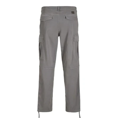 Afbeelding van Jack &amp; Jones Jpstkarl Jjharlow NOOS Cargobroek, Heren, Maat: 32x34, Smoked pearl