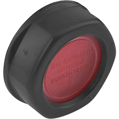 Afbeelding van Cornat Rezyklat Cap 1 inch IG Gemaakt van gerecyclede kunststoffen Made in Germany kwaliteit/Afsluitdop / TEC356402R