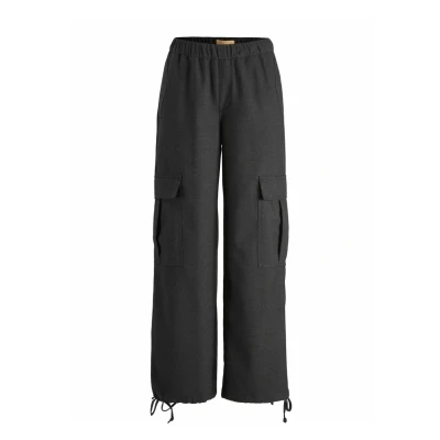 Afbeelding van JJXX Jxyoko Cargobroek, Dames, Maat: XS, Dark grey melange