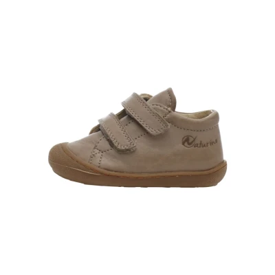 Afbeelding van Naturino Cocoon VL Babyschoenen voor kinderen, Maat: 29, Platino/militare Leer