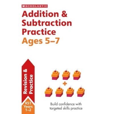 Afbeelding van Scholastic Maths Skills Addition &amp; Subtraction Practice Ages 5 7