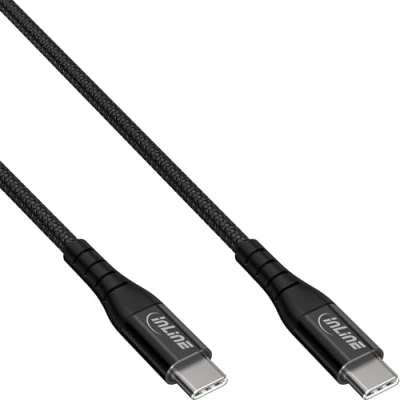 Afbeelding van InLine 35851, 1 m, USB C, 2.0, 480 Mbit/s, Noir