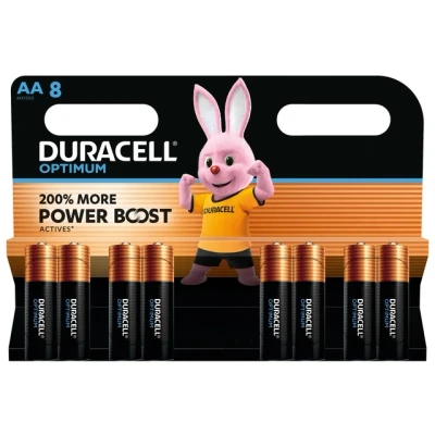 Afbeelding van Duracell Optimum Alkaline AA 8 stuks