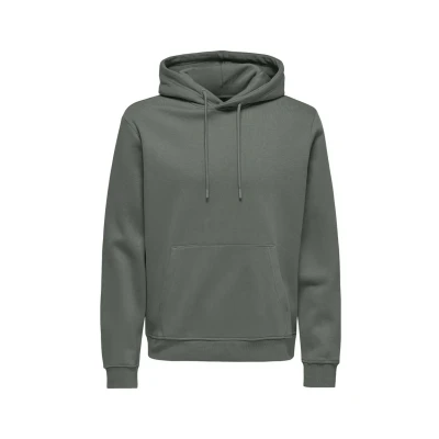 Afbeelding van Only &amp; Sons Onsconnor Hoodie Castor gray, Heren, Maat: Small, gray