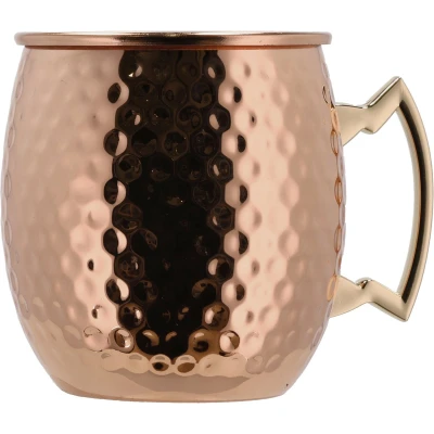 Afbeelding van Moscow Mule Mok Lyngby Glas Copper 400 ml (2 delig)