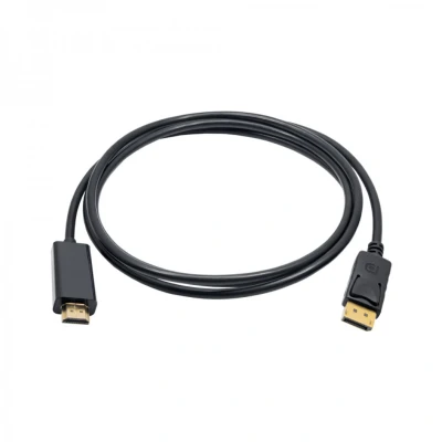 Afbeelding van Akyga AK AV 05 HDMI kabel Aansluitkabel DisplayPort stekker, A stekker 1.8 m Zwart