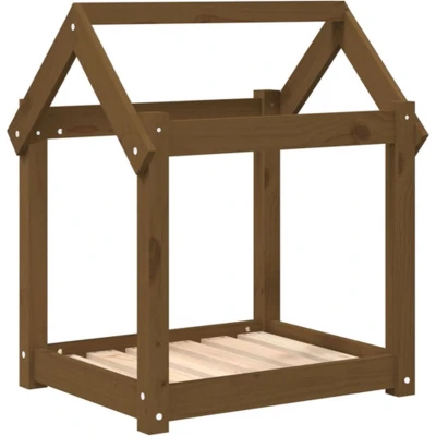 Afbeelding van Hondenmand 61X50X70 Cm Massief Grenenhout Honingbruin