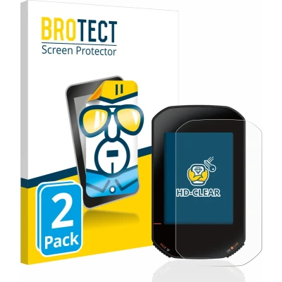 Afbeelding van BROTECT Screenprotector voor Bryton Rider 420 Folie Beschermfolie transparant (2 Stuks)