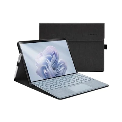 Afbeelding van Omnpak Microsoft Surface Pro 11 hoes, lichtgewicht beschermend, meerdere hoeken, stylushouder, ontworpen voor 10 bedrijven/Pro 9 5G 13 inch 2022 tablet, compatibel met Type Cover