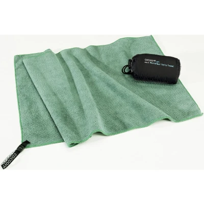 Afbeelding van Cocoon Reishanddoek Terry Towel Light, microvezel, XL, groen (Bamboo Green)