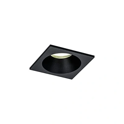 Afbeelding van Inspired Lighting Comfort GU10 Downlight Square, 1 x (Max 12W), IP54, Mat Zwart
