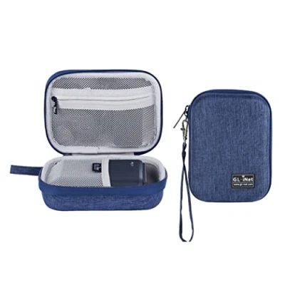 Afbeelding van Gadget Organizer Case för reserouter GL AXT1800/MT1300/SFT1200/E750, laddare, kablar och tillbehör, robust hållbar väska, handväska av Eva, stötsäker, vattenavvisande (blå)