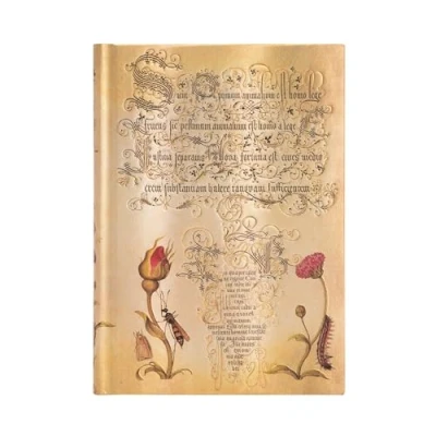 Afbeelding van Mira Botanica Flemish Rose (Mira Botanica) Midi Unlined Hardcover Journal