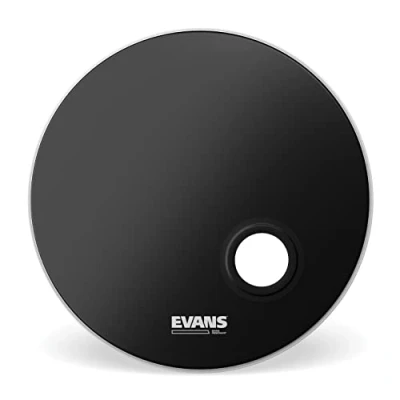 Afbeelding van Evans BD20REMAD EMAD Resonant Black 20 inch bassdrumvel