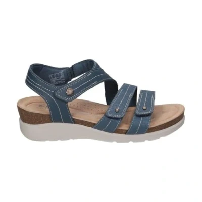 Afbeelding van Clarks Dames Arla Stroll Sandaal, Blauw Combi, 5 UK, Blauwe 38 EU