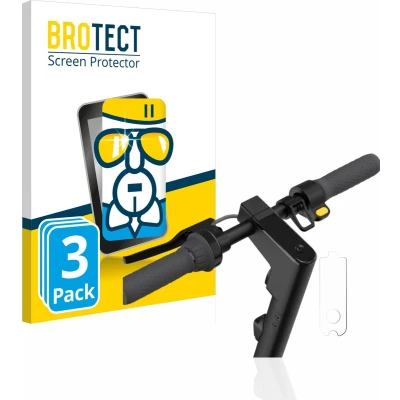 Afbeelding van BROTECT Screenprotector voor Segway Ninebot KickScooter MAX G30 / G30D II Folie Beschermfolie Beschermglas transparant (3 Stuks)
