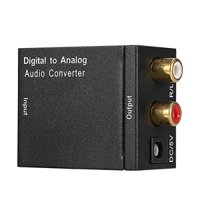 Afbeelding van DAC Converter Digitaal naar analoog Audio Convertidor RCA adapter met optische kabel