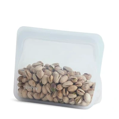 Afbeelding van Stasher Siliconen herbruikbare opbergtas, Stand Up Mini (helder) Voedsel Maaltijd Prep Opbergcontainer Lunch, Reizen, Make up, Gym Bag Vriezer, Oven, Magnetron, Vaatwasmachinebestendig, Lekvrij