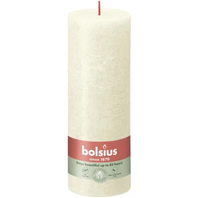 Afbeelding van Bolsius kaars rustiek Soft Pearl 190/68 mm