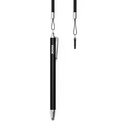 Afbeelding van Port Connect Universele Stylus Pen Veer Kabel 40 cm Geschikt voor alle Touchscreens Zwart