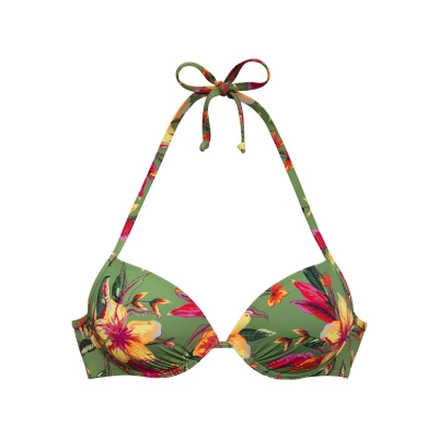 Afbeelding van Lascana Push upbikinitop MALIA met tropische print