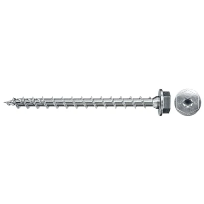 Afbeelding van Fischer PowerFast II 566373 Houtschroef 8 mm 100 Binnen T, Interne vertanding, TX, Torx, T profiel, Buitenzeskant Staal Galvanisch verzinkt 50 stuk(s)