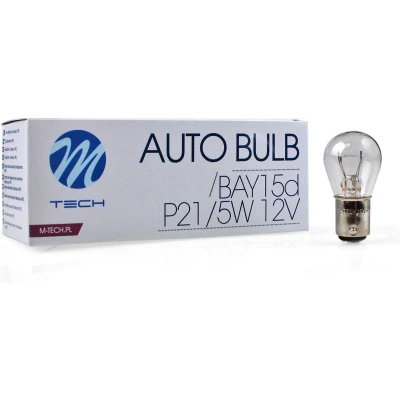 Afbeelding van Gloeilamp voor de auto MTECZ15 M Tech Z15 P21/5W 5 W BAY15D 12 V (10 Stuks) pcs)