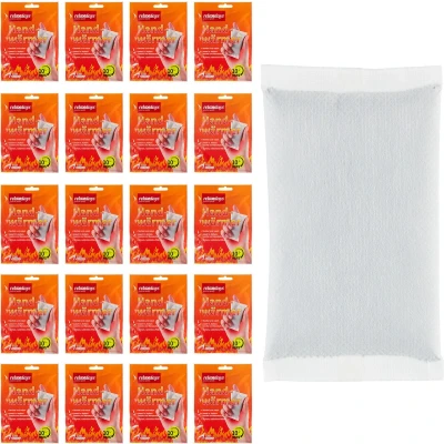 Afbeelding van Relaxdays handwarmers voor handschoenen en jaszakken set winter 10 uur lang warm Pak van 20
