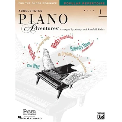 Afbeelding van Nancy faber : piano adventures for the older beginner rep. bk 1: Popular Repertoire Book 01