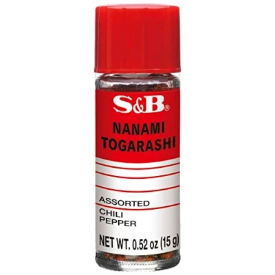 Afbeelding van S&amp;B kruidenpoeder met chili authentiek Japans voor het marineren van vis en vlees 1 x 15 g