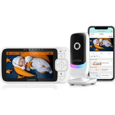 Afbeelding van Luvion Babyfoon Essential Connect White