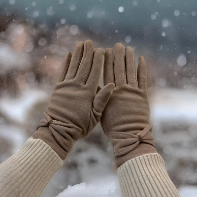 Afbeelding van handschoenen Dames Winddicht Wanten Warm en Zacht met Voering Winter One Size