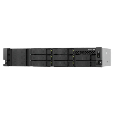 Afbeelding van QNAP TS 855EU 8G data opslag server SAN Rack (2U) Ethernet LAN Zwart C5125
