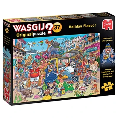 Afbeelding van Jumbo Wasgij Original Vakantiefiasco Puzzel voor kinderen, Maat: One Size, Multi coloured
