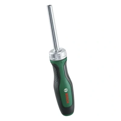 Afbeelding van Bosch Groen Ratchet screwdriver (Ratel/bitschroevendraaier) 1600A02Z99