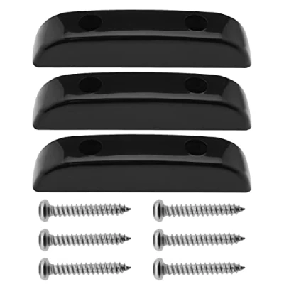 Afbeelding van Be In Your Mind 3 STKS Duimsteun Plastic Vingersteun Met Montageschroeven Bass Tug Bar Onderdelen Voor Gitaar Bas Vervanging Instrument Accessoires Zwart