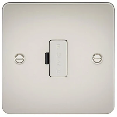 Afbeelding van Knightsbridge FP6000PL FPAV6000PL Vlakke Plaat 13A Gesmolten Spur Unit Pearl
