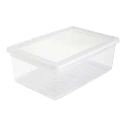 Afbeelding van Clearbox Met Deksel 39x26x14 11 L Bea Transparant Keeeper 10579