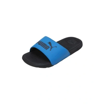 Afbeelding van Puma COOL CAT 2.0 JR Unisex Badslippers voor kinderen, Maat: 35.5, Future blue/black Kunststof