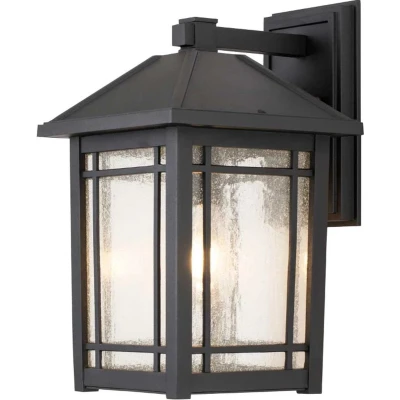Afbeelding van Elstead Quoizel Cedar Outdoor Wandlantaarn Zwart, IP44