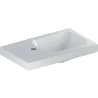 Afbeelding van Geberit iCon Light fontein met aflegvlak links wit (53 x 31 cm) 1