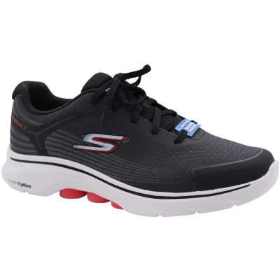 Afbeelding van Skechers GO WALK 7 Sneakers laag, Heren, Maat: 43, Black/red Schoenen