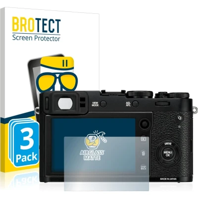 Afbeelding van BROTECT Screenprotector voor Fujifilm X100F Folie Beschermfolie Beschermglas matte (3 Stuks)