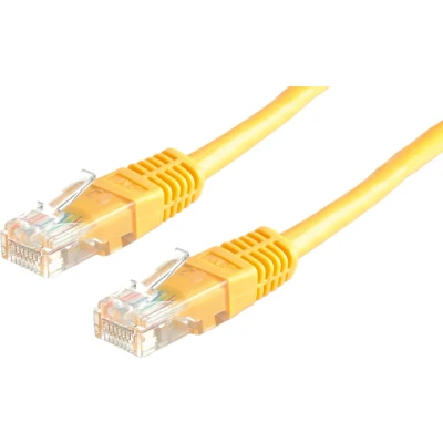 Afbeelding van Netwerkkabel Cat5e U/UTP 5 meter (100% koper, Geel)