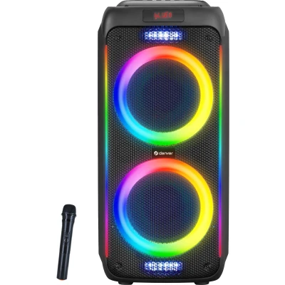 Afbeelding van Denver Bluetooth Speaker Partybox Discolichten Incl. Afstandsbediening BPS458