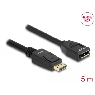 Afbeelding van Delock DisplayPort 1.2 Verlängerungskabel 4K 60 Hz 5 m
