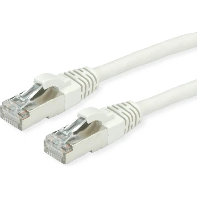 Afbeelding van ROLINE S/FTP kabel Cat.7, LSOH, met RJ 45 connectoren (500 MHz / Klasse EA), grijs, 0,5 m