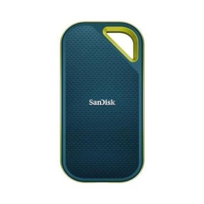 Afbeelding van SanDisk Extreme PRO Portable SSD Draagbare Schijven 4 TB (NVMe Solid State Prestaties, 2,5 Inch, Lees /schrijfsnelheden Van 2000 MB/s, Water En Stofbestendigheid, AES Hardwareversleuteling) Monterey