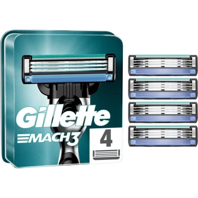 Afbeelding van Gillette Mach3 Scheermesjes 4 stuks