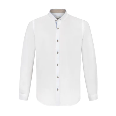 Afbeelding van Stockerpoint Raffa overhemd voor heren, wit blauw, S